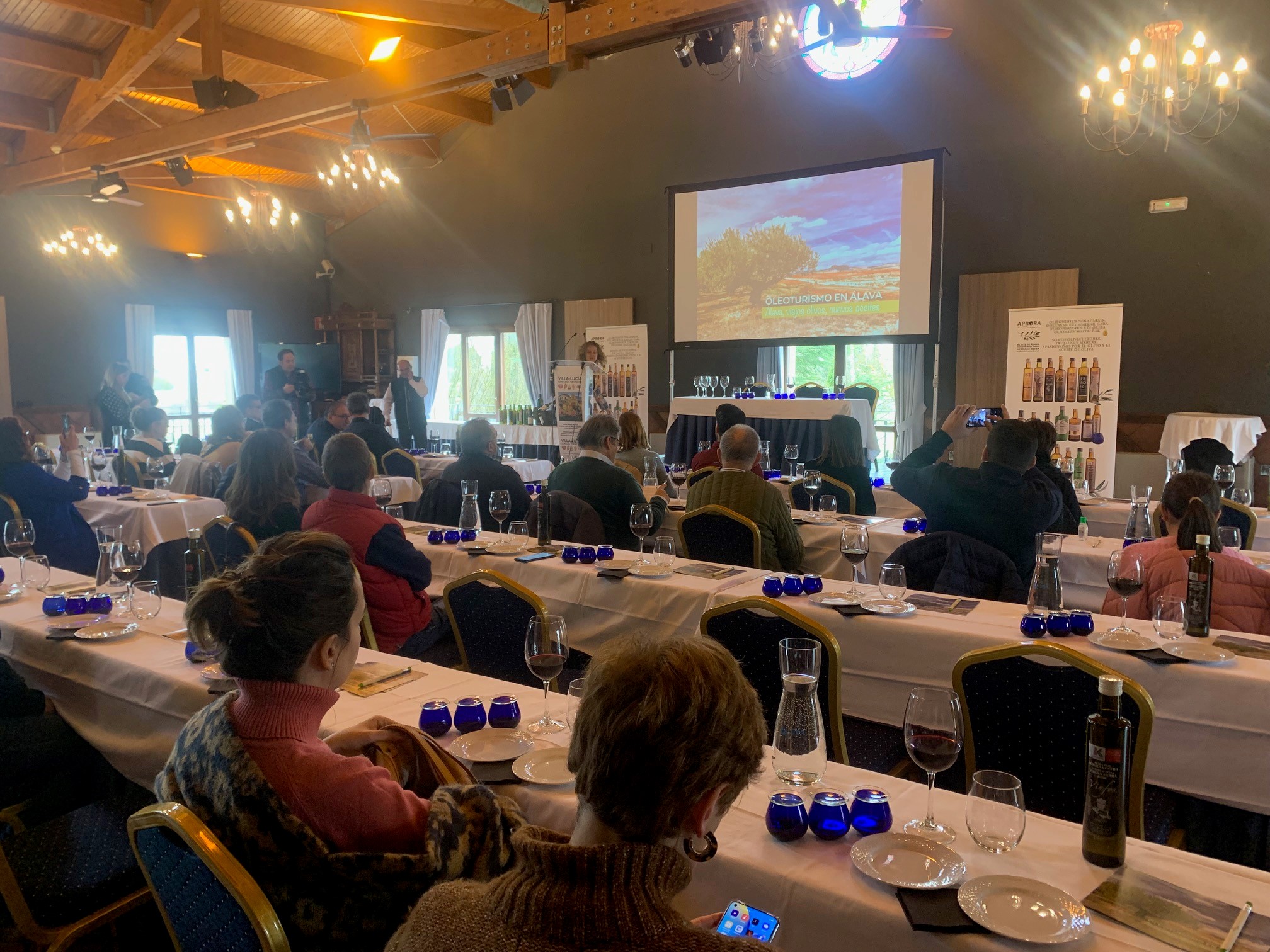 La Diputación Foral lanza una propuesta de oleoturismo basada en los trujales de Rioja Alavesa