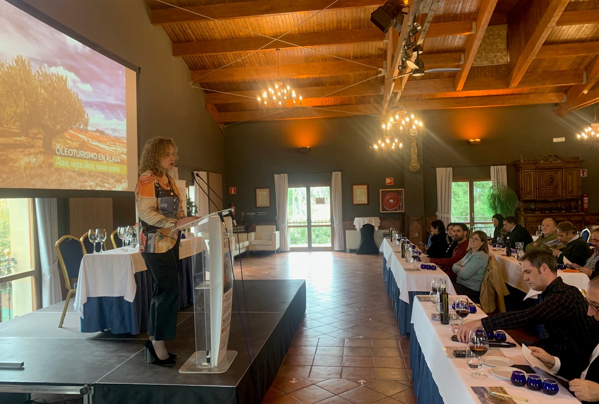 La Diputación Foral lanza una propuesta de oleoturismo basada en los trujales de Rioja Alavesa